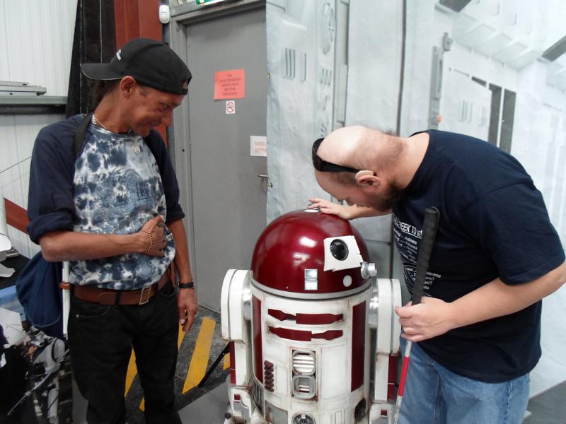 Warren, R2D2 and Tony. What is Tony saying!